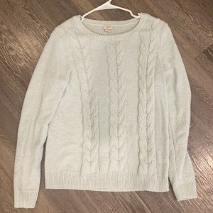 Jcrew cable knit sweater